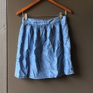 Madewell Faded Indigo Skirt